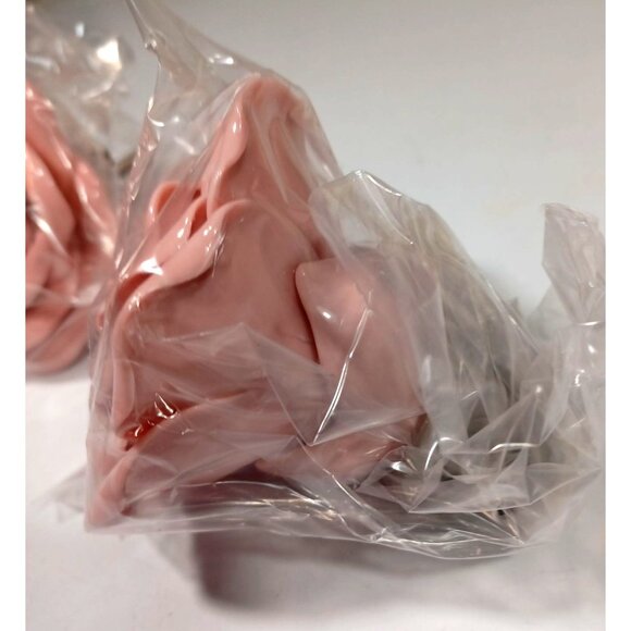 Pottery Barn Kids Pink Cabbage Rose Ceramic Flower Finials Shabby Chic Cottage - Picture 10 of 11